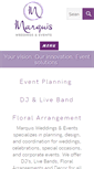 Mobile Screenshot of marquiseventplanners.com